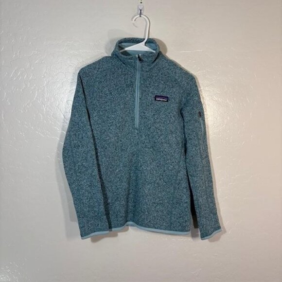 Patagonia Sweater Womens XS Better Sweater 1/4 Zip Fleece Pullover STY 25617 - Picture 1 of 8
